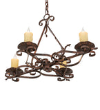 28"L Elianna 4 Lt Oblong Chandelier