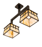 32"L Stillwater Double Cross Mission 2 Lt Island Pendant
