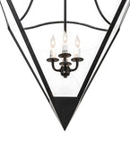 24"Sq Zale Inverted Pendant