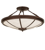 36"W Commerce Semi-Flushmount