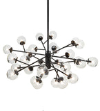 58"W Bola Matrix 30 Lt Chandelier