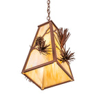 13"W Lone Pine Pendant