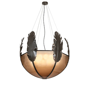 48"W Feather Pendant