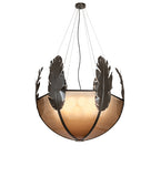 48"W Feather Pendant