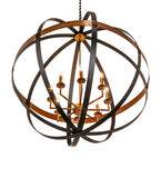 42"W Atlas 8 Lt Pendant