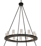 60"W Loxley 28 Lt Two Tier Chandelier