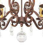 22"W Adrianna 4 Lt Chandelier