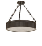 24"W Memphis Semi-Flush Mount