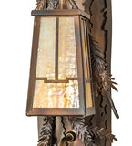 7"W Pine Branch Valley View 2 Lt Wall Sconce