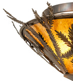 20"W Pine Branch Flush Mount