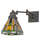 7-21"W Abilene Swing Arm Wall Sconce