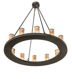 42"W Loxley 12 Lt Chandelier