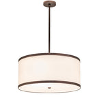 28"W Cilindro Textrene Pendant