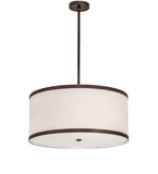 28"W Cilindro Textrene Pendant