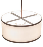 28"W Cilindro Textrene Pendant