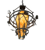 36"W Lone Pine Pendant