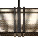 48"L Quadrato Golpe Oblong Pendant