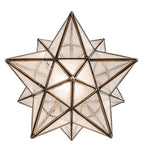12"W Moravian Star Pendant