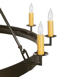 60"W Suffolk 24 Lt Two Tier Chandelier