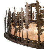 48"L Tall Pines Oblong Flush Mount