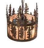 10"W Tall Pines Pendant