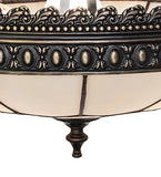 15" Wide Vincent Honeycomb Flush Mount