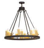 36"W Deina 24 Lt Chandelier