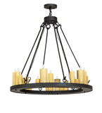 36"W Deina 24 Lt Chandelier