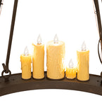 36"W Deina 24 Lt Chandelier