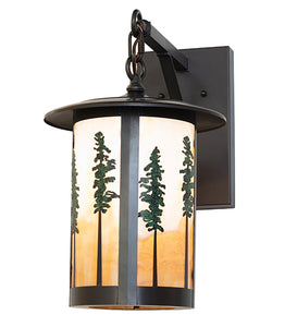 10"W Fulton Tall Pines Outdoor Wall Sconce