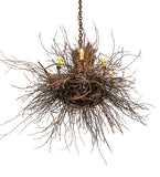 36"W Twigs 8 Lt Chandelier