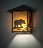 9"W Seneca Bear Creek Outdoor Wall Sconce