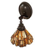 8"W Delta Jadestone Wall Sconce