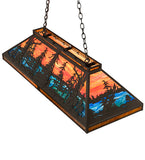 48"L Tall Pines Oblong Island/Billiard Pendant