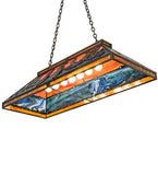 48"L Tall Pines Oblong Island/Billiard Pendant