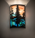 12"W Tall Pines Wall Sconce