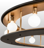 48"W Reginald 8 Lt Pendant