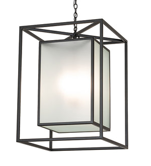 24"Sq Kitzi Box Pendant