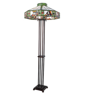 61"H Poker Face Floor Lamp
