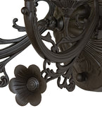 18"W Nightfall Wisteria 2 Lt Wall Sconce