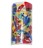 8"W Metro Fusion Colorito Contemporary Wall Sconce