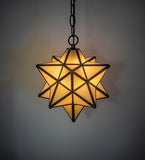 12"W Moravian Star Pendant