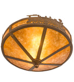 16"W Train Flushmount