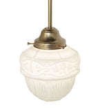 8"W Revival Schoolhouse Rochelle Globe Mini Pendant