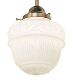 8"W Revival Schoolhouse Rochelle Globe Mini Pendant