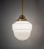 8"W Revival Schoolhouse Rochelle Globe Mini Pendant