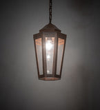 12"W Corum Lantern Outdoor Pendant