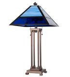 28"H Split Mission Table Lamp