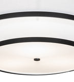 30"W Cilindro Two Tier Textrene Pendant