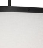 30"W Cilindro Two Tier Textrene Pendant